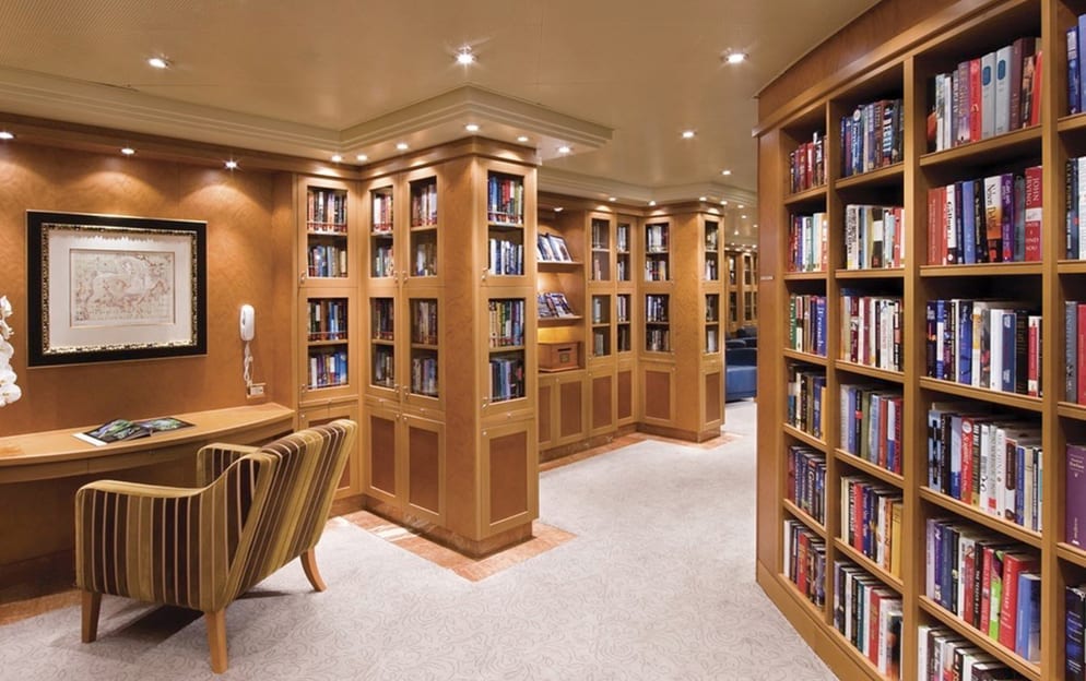 RSSC, Seven Seas Voyager, Library.jpg